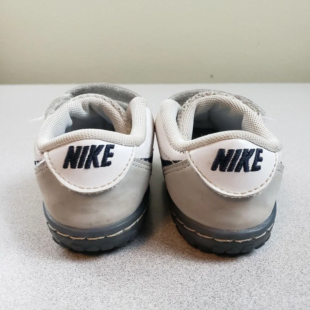 Nike Kids Sms Roadrunner 2‎ 512164-100 White Beige Mid Top Sneaker Shoes Size 5C